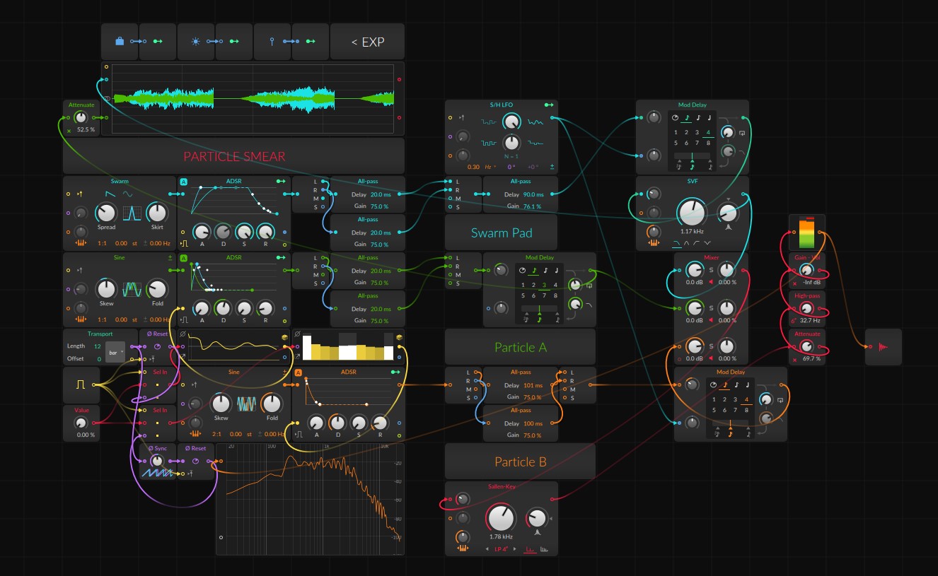 Grid Patch preset by Polarity in Bitwig 